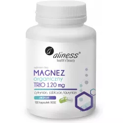 Aliness Magnez Organiczny Trio 120mg x 100 kps magnez Aliness