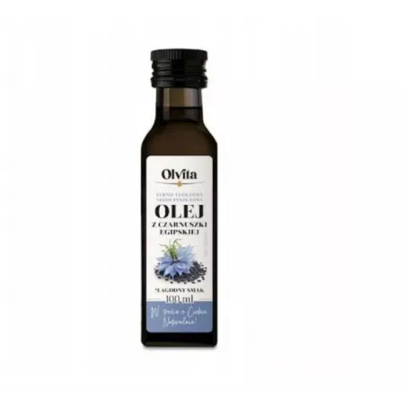 OLVITA Olej z Czarnuszki zimnotłoczony 100 ml olej z czarnuszki OLVITA