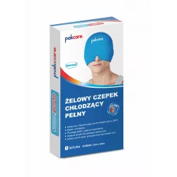 Pakcare żelowy czepek chłodzący pełny x 1 sztuka Kompresy
