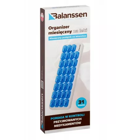 Balanssen Organizer miesięczny na leki x 1 opakowanie Inne