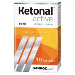 Ketonal Active 50 mg x 10 kapsułek tabletki przeciwbólowe SANDOZ GMBH