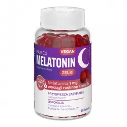 Pamex Melatonin żelki x 60 sztuk ( data ważności 04.10.2026 ) Pamięć i koncentracja SIROWA POLAND SP. Z O.O.