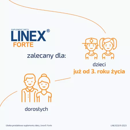 Linex Forte x 14 kapsułek probiotyki na trawienie SANDOZ GMBH