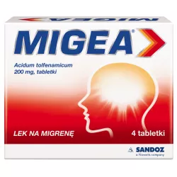 Migea 200mg x 4 tabletek tabletki przeciwbólowe SANDOZ GMBH