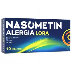 Nasometin Alergia Lora x 10 tabletek tabletki na alergię SANDOZ GMBH