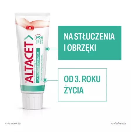 Altacet żel x 75 g stłuczenia i siniaki LEK S.A.