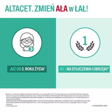 Altacet żel x 75 g stłuczenia i siniaki LEK S.A.