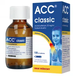 Acc classic 20mg/ml x 100 ml leki na kaszel SANDOZ GMBH