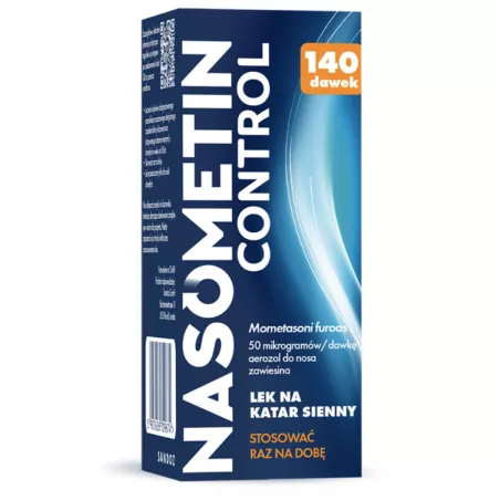 Nasometin Control aerozol do nosa x 140 dawek krople do nosa na alergię SANDOZ GMBH