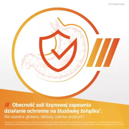 Ketonal Sprint Max granulat do sporządzania zawiesiny x 12 saszetek granulaty saszetki SANDOZ GMBH