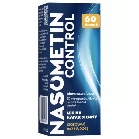 Nasometin Control aerozol do nosa x 60 dawek krople do nosa na alergię SANDOZ GMBH