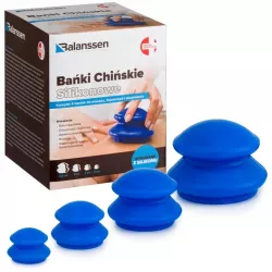 Balanssen bańki chińskie silikonowe 4 sztuki x 1 opakowanie Inne