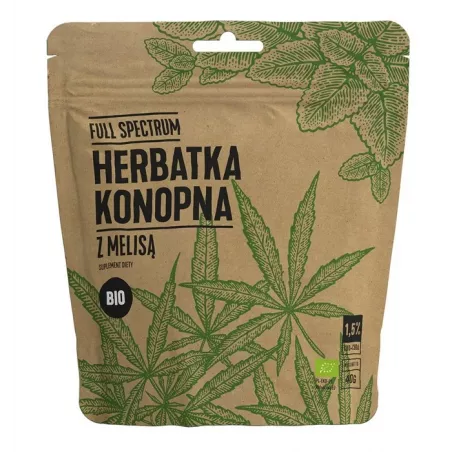 Cosma Full Spectrum Herbatka konopna z melisą x 40 g Konopie Cosma S.A.