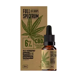 Cosma Full Spectrum Life Drops Olej Konopny CBD 6% x 15 ml produkt CBD Cosma S.A.