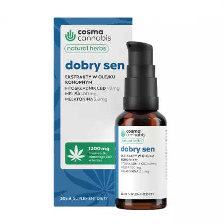 Cosma Cannabis Natural Herbs Dobry Sen x 30 ml Konopie Cosma S.A.