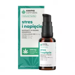 Cosma Cannabis Natural Herbs Stres i Napięcie x 30 ml Konopie Cosma S.A.