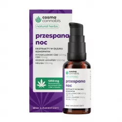 Cosma Cannabis Natural Herbs Przespana Noc x 30ml Konopie Cosma S.A.