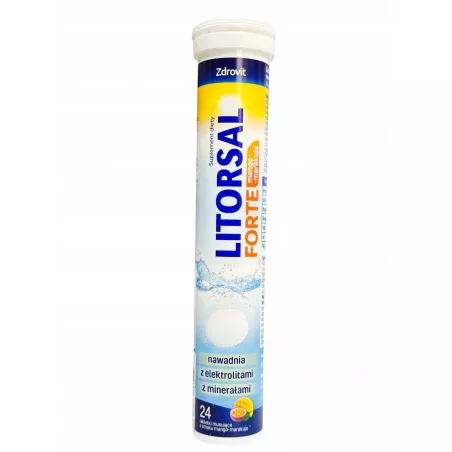 Zdrovit Litorsal Forte mango-marakuja x 24 tabletek musujących Elektrolity NATUR PRODUKT PHARMA SP. Z O.O.