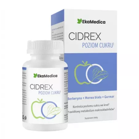 Cidrex Poziom Cukru x 60 kapsułek regulacja poziomu cukru