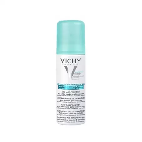 Vichy antyperspirant w sprayu 48H przeciw śladom na ubraniach x 125 ml Antyperspiranty VICHY