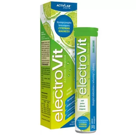 ElectroVit limonka x 20 tabletki musujące Elektrolity UNIPRO SP. Z O.O.