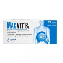 Magvit B6 x 70 tabletek magnez ANGELINI PHARMA POLSKA SP. Z O.O.