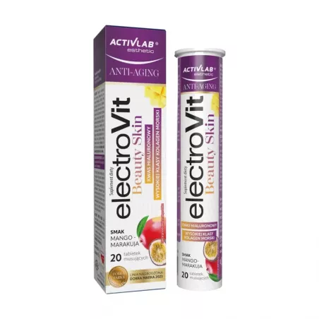 ElectroVit Beauty Skin mango marakuja x 20 tabletek musujące Elektrolity UNIPRO SP. Z O.O.