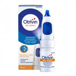 Otrivin dla dzieci 0.05% aerozol do nosa x 10 ml katar Haleon Poland
