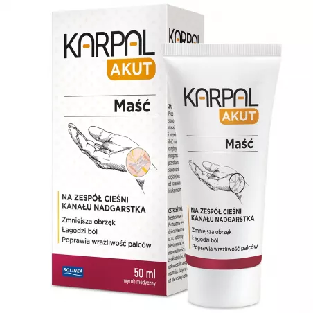 Karpal Akut maść x 50 ml maści żele i plastry SOLINEA SP. Z O.O. SP.K.