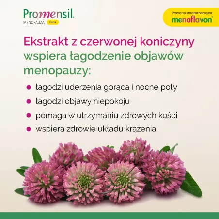 Promensil Forte - 30 tabletek Menopauza Andropauza QPHARMA SP. Z O.O.