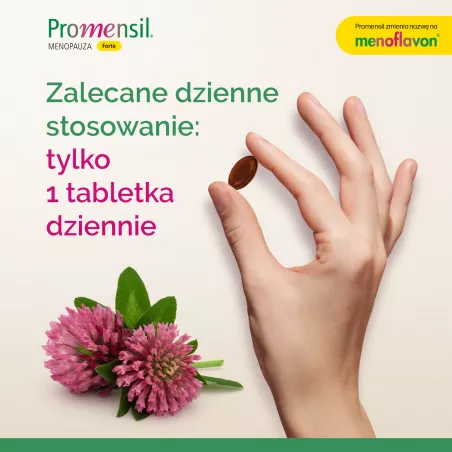 Promensil Forte - 30 tabletek Menopauza Andropauza QPHARMA SP. Z O.O.