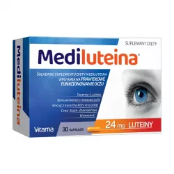 Mediluteina x 30 kapsułek tabletki na wzrok VITAMA S.A.