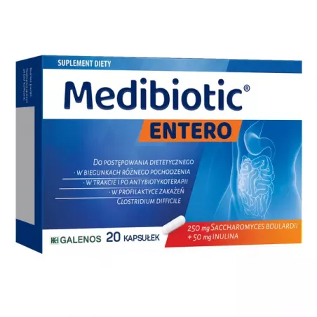 Medibiotic Entero x 20 kapsułek probiotyki na trawienie