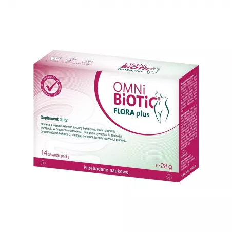OMNI-BIOTIC Flora Plus 14 saszetek probiotyki ginekologiczne APG AllegroSan Pharma GmbH
