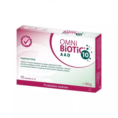 Omni-Biotic 10 AAD x 10 saszetek probiotyki na trawienie APG AllegroSan Pharma GmbH