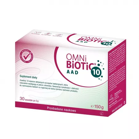 OMNI-BIOTIC 10 AAD x 30 saszetek probiotyki na trawienie APG AllegroSan Pharma GmbH
