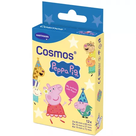 Cosmos Peppa Pig plastry dla dzieci x 12 sztuk plastry HARTMANN PAUL A.G.