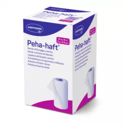 Peha-Haft kohezyjna opaska podtrzymująca 8 cm x 4 m x 1 sztuka Opatrunki i art. higieniczne HARTMANN PAUL A.G.