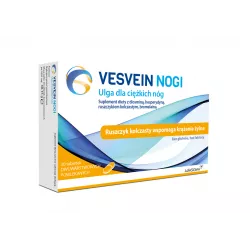 Vesvein Nogi x 30 tabletek na wzmocnienie krążenia ALFASIGMA POLSKA SP.Z O.O.