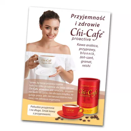 Dr. Jacob's kawa Chi-Cafe Proactive x 1 saszetka x 10g Energia DR. JACOBS POLAND RADOSŁAW ARASZKIEWICZ