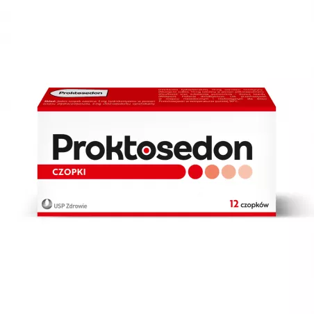 Proktosedon czopki x 12 sztuk preparaty na hemoroidy POLMEX SP. Z O.O.