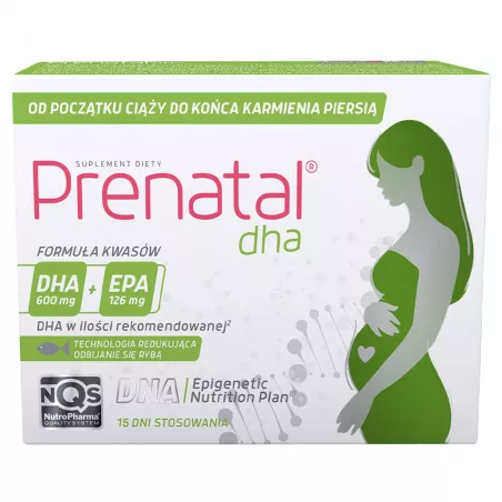 Prenatal DHA x 30 kapsułek witaminy dla kobiet w ciąży NUTROPHARMA SP. Z O.O.
