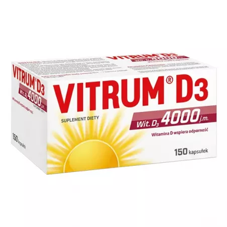 Vitrum D3 4000 x 150 kapsułek witamina D ORIFARM HEALTHCARE A/S
