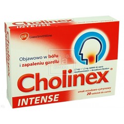 Cholinex intense miód-cytryna x 20 tabletek rzadka sprzedaż STADA ARZNEIMITTEL AG
