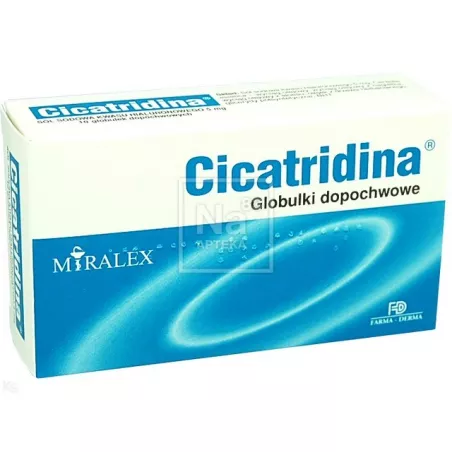 Cicatridina globulki 2 g x 10 sztuk infekcje intymne MIRALEX SP.Z.O.O.