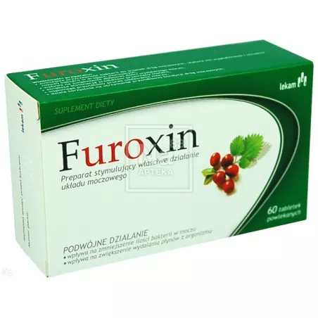 Furoxin x 60 tabletek infekcje PRZEDSIĘBIORSTWO FARMACEUTYCZNE LEK-AM SP. Z O.O.
