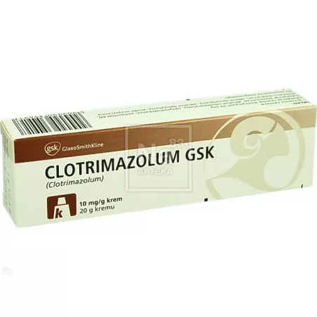 Clotrimazolum GSK 10mg/g krem x 20g leki na grzybicę GLAXOSMITHKLINE CONSUMER HEALTHCARE SP. Z O.O.