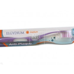 Elgydium szczotka Anti-Pluque medium x 1 sztuka szczoteczki nici i pasty do zębów PIERRE FABRE DERMO-COSMETIQUE POLSKA SP. Z ...