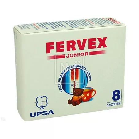 Fervex Junior granulat 3g x 8 saszetek ból i gorączka UPSA SAS
