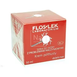 FlosLek Krem półtłusty do cery naczynkowej x 50 ml do twarzy LABORATORIUM KOSMETYCZNE "FLOSLEK" FURMANEK SP.J.